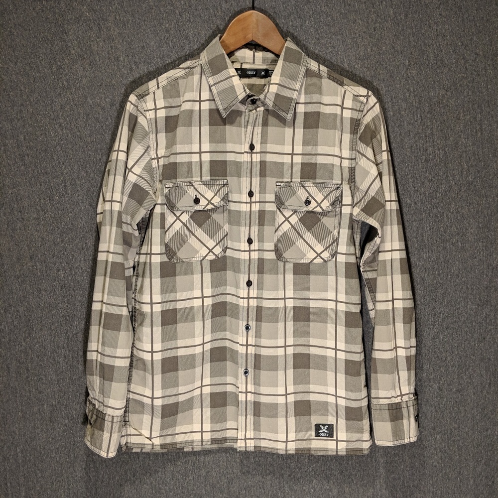 Obey Long-sleeve Plaid Workshirt